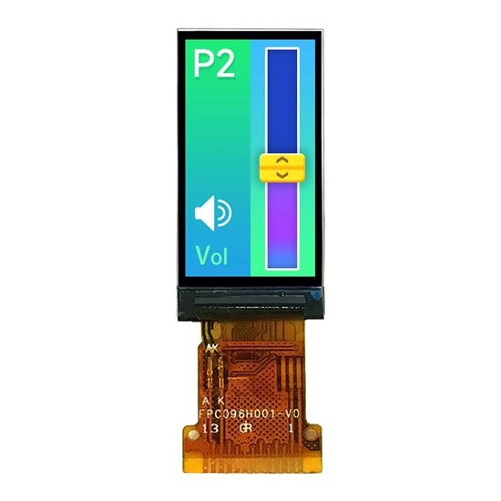 0.96 TFT LCD Display 80x160 Resolution SPI Interface