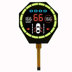 Octagon Segment LCD Display Module