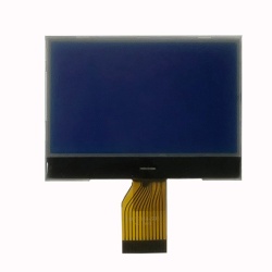 Low Price White on Blue 128x64 dots LCD Display